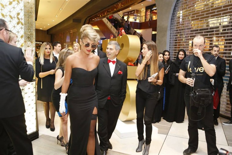Maya Diab in Dubai Fashion Week 